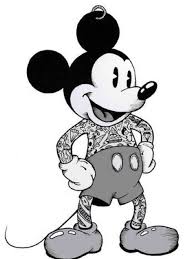 Better known by his youtube channel name. Gangster Mickey Mouse Tattoo Designs