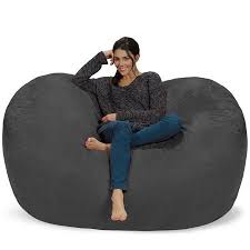 6 Ft Large Bean Bag Lounger Walmart Com Walmart Com
