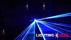Laser Light Show Projector Pt 4w Rgb Lightinggeek Youtube