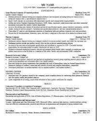 resume for qc chemist ready to take the
