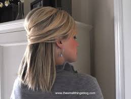 Simple Straight Half Up Half Down Wedding Hair Do Medium Length Hair Styles Medium Hair Styles Half Up Hair