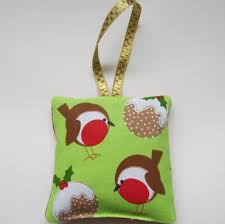 Christmas Robin Lavender Bag