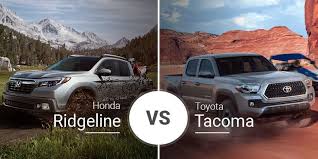 The crew cab's short bed is longer than. Honda Ridgeline Vs Toyota Tacoma Midsize Pickup Throwdown