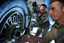 C-40 tire change, just like changing a car tire, only bigger > 932nd  Airlift Wing > Article Display