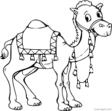 When it gets too hot to play outside, these summer printables of beaches, fish, flowers, and more will keep kids entertained. Cute Camel With Bells Coloring Page Coloringall