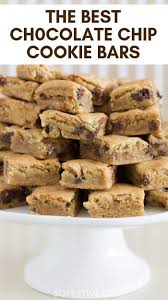 The Best Chocolate Chip Cookie Bars 30 Minute Recipe Chocolate Chip Cookie Bar Recipe Cookie Bar Recipes Best Chocolate Chip Cookie