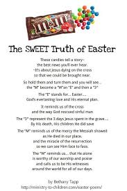 Printable Poem Using M S To Share The Gospel On Easter With Children Easter Poems Easter Story Easter Printables