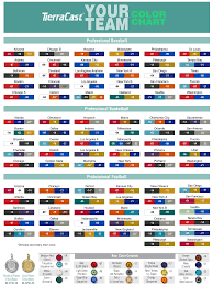 Tierracast Team Colors Crystal Charms Colors Are For Pro Team Sports And Colleges Click Pic To Download The Chart And Shop Sports Charms Sports Team Colors