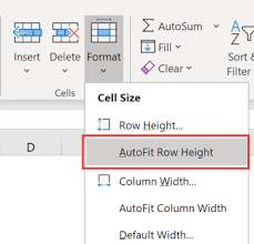 On the home tab, in the cells group, click format. Excel Autofit Make Rows Columns Fit The Text Automatically
