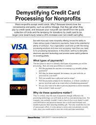 Check spelling or type a new query. Demystifying Credit Card Processing For Nonprofits Softerware