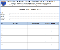 Check spelling or type a new query. Format Daftar Hadir Rapat Sekolah Tahun 2020 Websiteedukasi Com