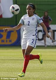 England and arsenal defender alex scott has retired from international football. Alex Scott Receives Commemorative Purple 100 England Cap Daily Mail Online