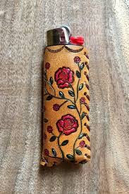 Tooled Leather Lighter Cover Etsy Leather Tooling Hand Tooled Leather Light Covers