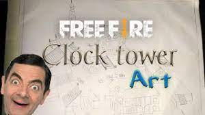 Big ben clock tower continuous one line drawing minimalist design vector illustration. Free Fire Clock Tower Pencil Art Art Drawing Moonwalker Gaming Youtube