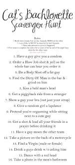 Naughty And Wild Bachelorette Scavenger Hunt Checklist Bachelorette Scavenger Hunt Bachelorette Party Nashville Bachelorette