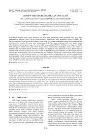 11 alasan memilih jurusan teknik informatika di era digitalisasi. Pdf Review Studi Literatur Untuk Metode Pendeteksian God Class