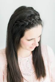 Instead of searching through thousands upon thousands of youtube hair tutorials, we compiled the seven best. 2 Hacks For A Front Braid On Dark Straight Hair Side Braid Hairstyles Braided Hairdo Straight Hair With Braid