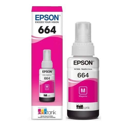 Tinta Epson Original 664 Magenta