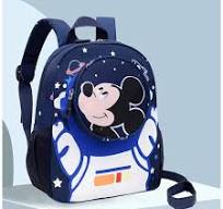 Mickey Design Mochila Escolar Menino E Menina Jardim De Infância 2-6 Anos