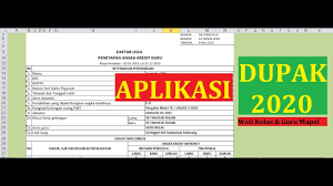 Aplikasi ini tersedia dua versi, baik itu untuk versi demo maupun yang final. Aplikasi Dupak 2020 Guru Kelas Dan Mapel Youtube