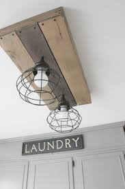 Charming Barn Lighting Fixture For Laundry Room Homebnc