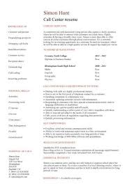 Generally, students lack formal employment experience. Student Entry Level Call Centre Resume Template