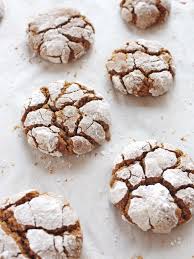 Gingerbread Crinkle Cookies If You Give A Blonde A Kitchen Recipe Delicious Christmas Cookies Crinkle Cookies Cookie Recipes