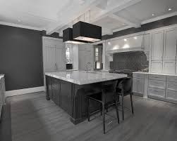 Don't be afraid to go to the dark side. Color Ideas For Your Kitchen Grey Flooring Grey Hardwood Floors Grey Floor Kitchen