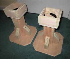 12 inch bed risers all wood construction unfinished sold in sets of 2 diy bed risers bed risers furniture risers
