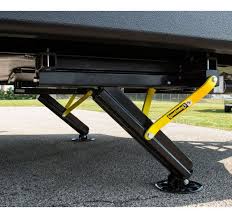 The problem is that jacks are not meant to hold the entire weight of a coach up for long periods of time. Rv Leveling Systems Lippert Travel Trailer Cargo Trailer Camper Camping Trailer