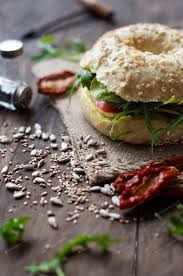 Vegetarian Bagel By Rido81 S Photos Ad Vegetarian Bagel Veg Sandwich Food Photography Breakfast Shot