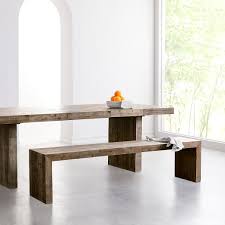 Emmerson Reclaimed Wood Dining Table Stone Gray In 2020 Wood Dining Bench Reclaimed Wood Dining Table Simple Wood Furniture Plans