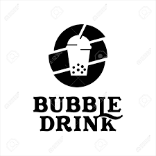 Simple Fresh Drink Bubble Tea Cup Vector With Cute Text Best Tea Logo Food Logo Design Food Logo Design Inspiration