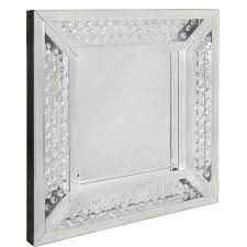 Predictable spots include above a mantelpiece or a dining room wall, but you could also hang a wall mirror in the hallway. You Ll Love The Winston Floating Crystal Square Wall Mirror At Wayfair Co Uk Great Deals On Al Mirror Design Wall Mirror Wall Living Room Mirror Wall Bedroom