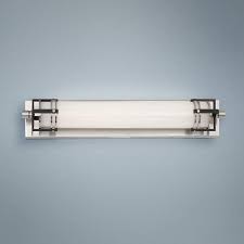 Cec title 24 and ada compliant. Lowry 24 W Brushed Nickel Black Led Bath Vanity Light 32r43 Lamps Plus