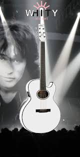 Шла подготовка к записи первого альбома, и. Belaya Gitara Viktora Coya Whity Tsoy Washburn Ea20vt Za 27 512 Whity