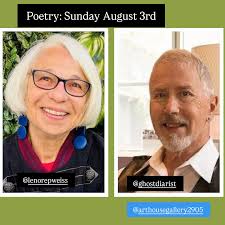 Poetry Flash presents an exciting reading by Lee Rossi, Say Anything, and  Lenore Weiss, Video Game Pointers, Sunday, August 3, 3:00 pm, at Art House  Gallery & Cultural Center, 2905 Shattuck Avenue,