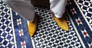 Zellige Ceramic Tiles Floor At Riad Les Oudayas At Batha Fes Morocco Zellige Marocain Zellige Artisanat Marocain