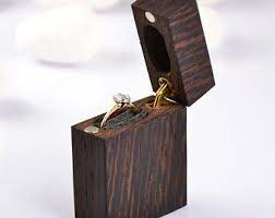 Box Ring Wedding Engagement Wood Box Slim Pocket Gift Wooden Personalized Thin Ing Box B Engagement Ring Box Unique Items Products Wooden Jewelry Boxes