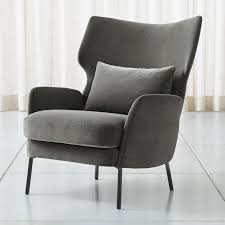 Alex Grey Velvet Accent Chair Reviews Crate And Barrel Velvet Accent Chair Stylish Chairs Cb2 Furniture
