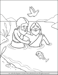 Saint John The Baptist Jordan River Coloring Page Cartoon Jesus Coloring Pages Fairy Coloring Pages Bear Coloring Pages