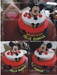 Bizcocho De Mickey Mouse De Una Libra Y Media Pin Su Pasteles Mary S Cupcakes