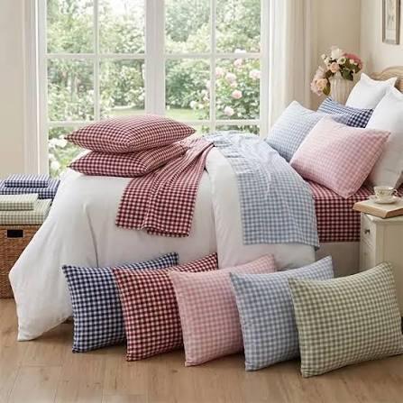 Classic Gingham Print Sheet Set | Antique Farmhouse
