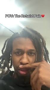 He couldn’t take the pain no more🤦🏽‍♂️ #jonathannyc #fyp #retwist  #retwistpain #locs #nyc #trending #foryou