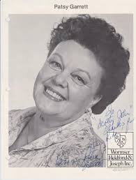 Patsy Garrett 8 x 10 Autographed Promotional Photo
