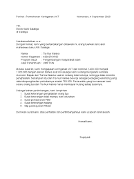 Namun untuk mendapatkan beasiswa tersebut, mungkin saja anda harus mengajukannya. Contoh Surat Permohonan Keringanan Ukt Pdf