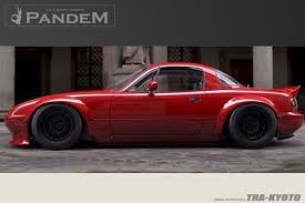 Which is the best ground effect for a mazda miata? Greddy 89 97 Mazda Miata Na Pandem Rocket Bunny Wide Body Front Over Fenders Greddy Brand Streetstylez