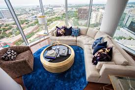 Here copper, the metal of the moment, adds a layer of luxury. Ultra Modern Living Rooms For Hospitable Homeowners