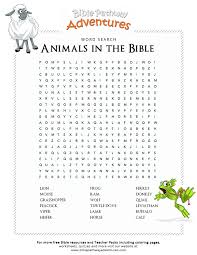 Animals In The Bible Bible Word Searches Bible Words Bible For Kids