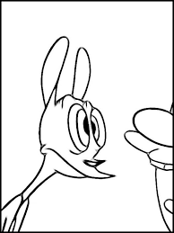 Kids are fascinated by colors. Printable Coloring Sheets Ren And Stimpy 6